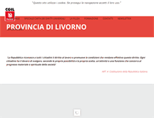 Tablet Screenshot of fillealivorno.it